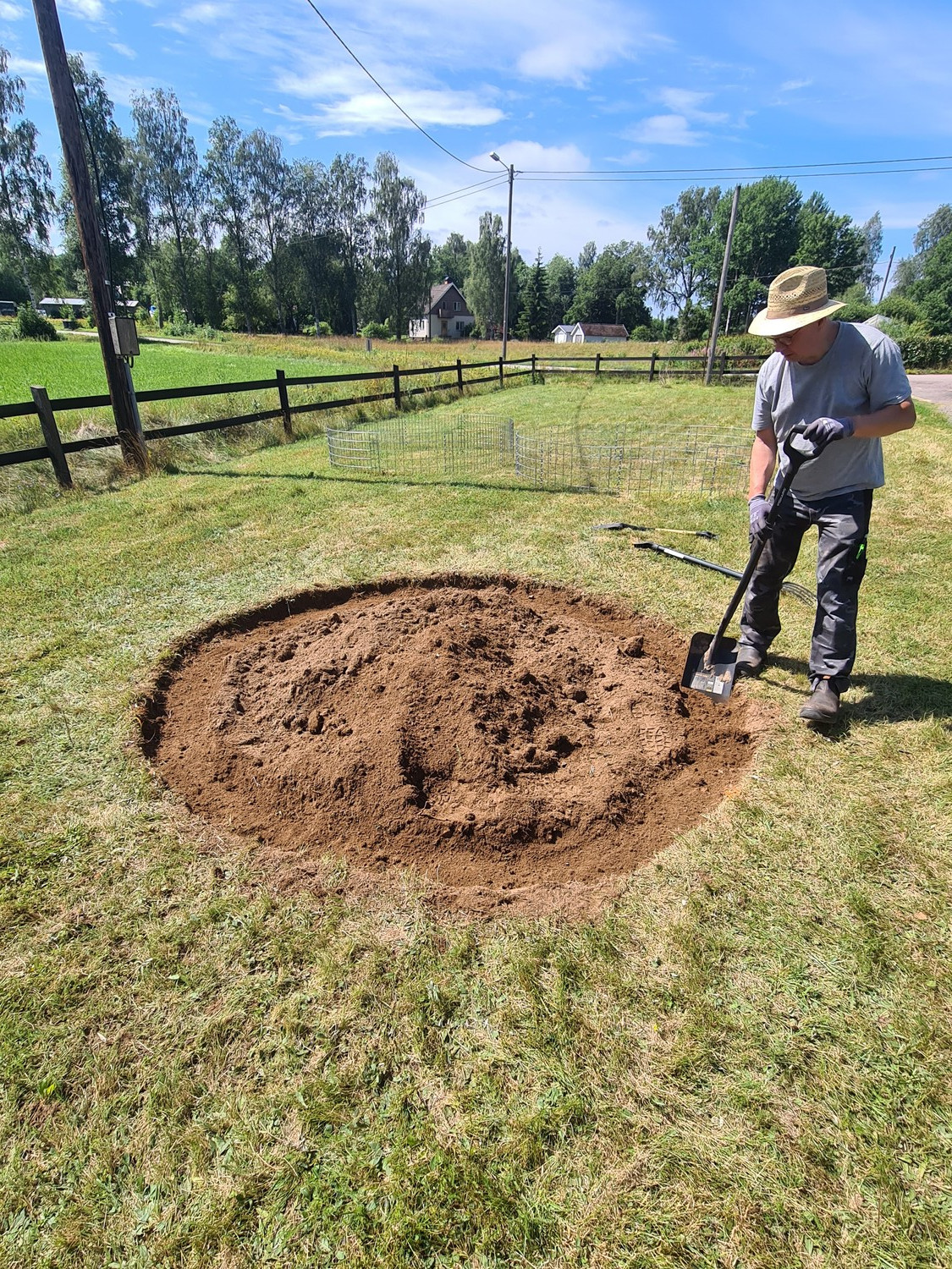 Gabionen im Garten — Bild 1